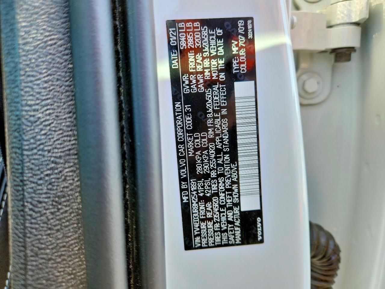 2021 Volvo Xc40 Recharge