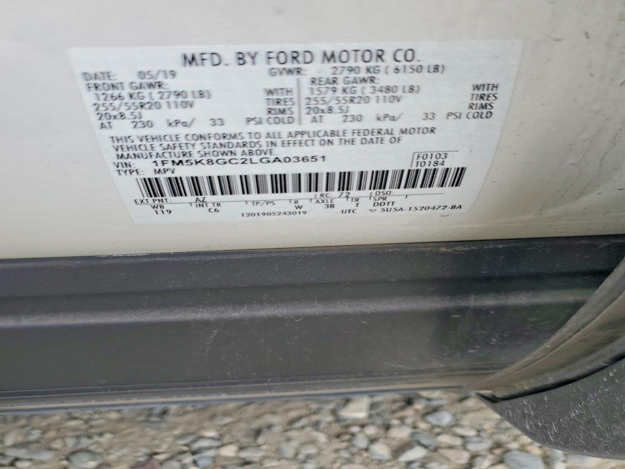 2020 Ford Explorer st