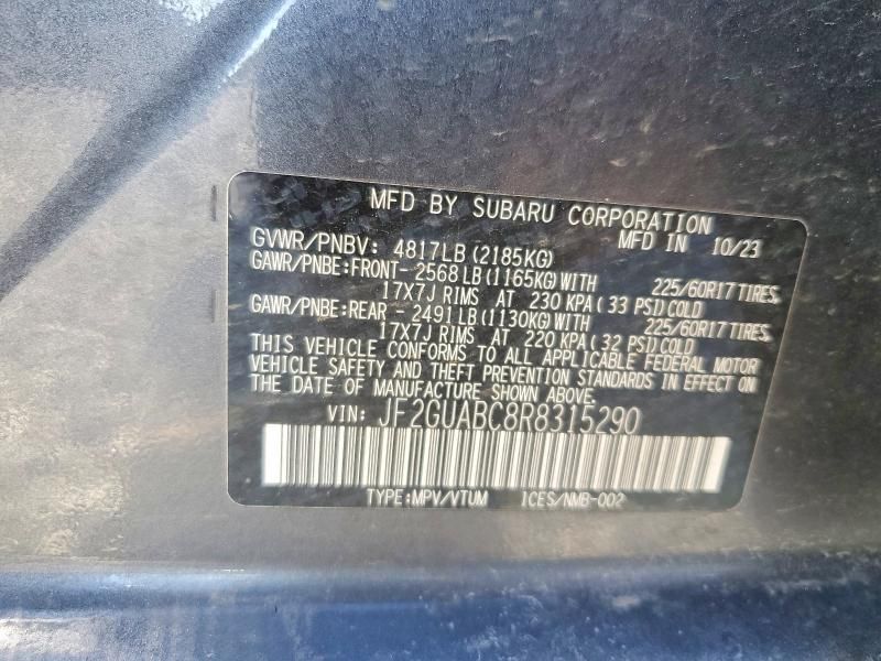 2024 Subaru Crosstrek