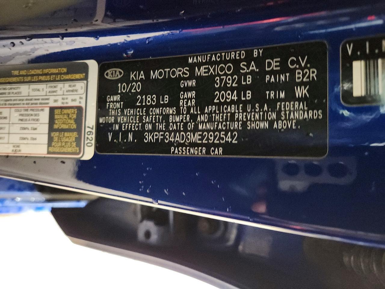 2021 KIA Forte gt Line