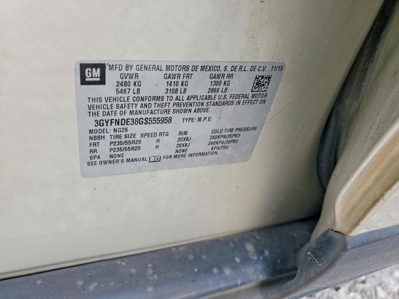 2016 Cadillac Srx Premium Collection