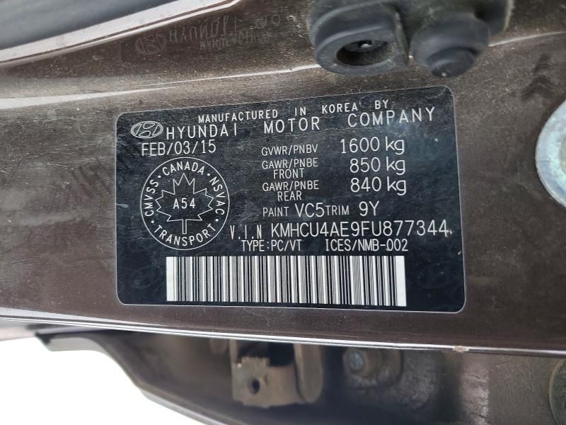 2015 Hyundai Accent gls