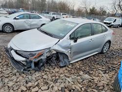 Toyota salvage cars for sale: 2022 Toyota Corolla le