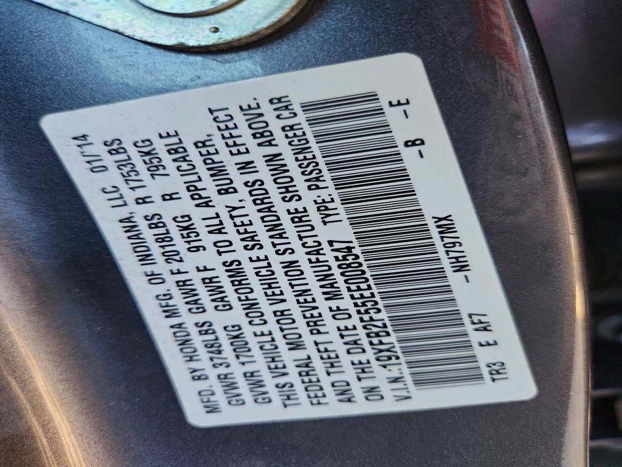 2014 Honda Civic lx
