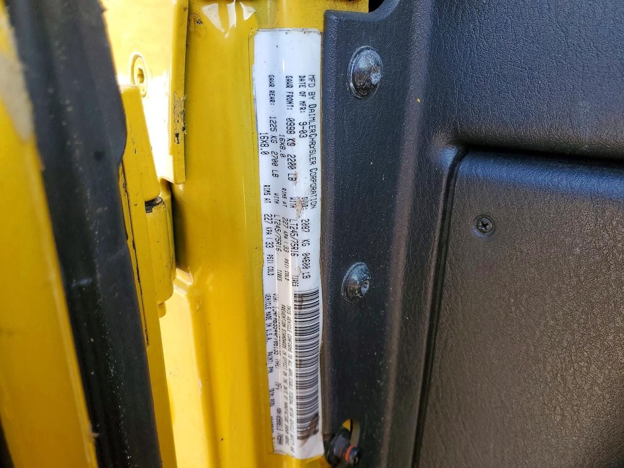 2004 Jeep Wrangler / tj Rubicon