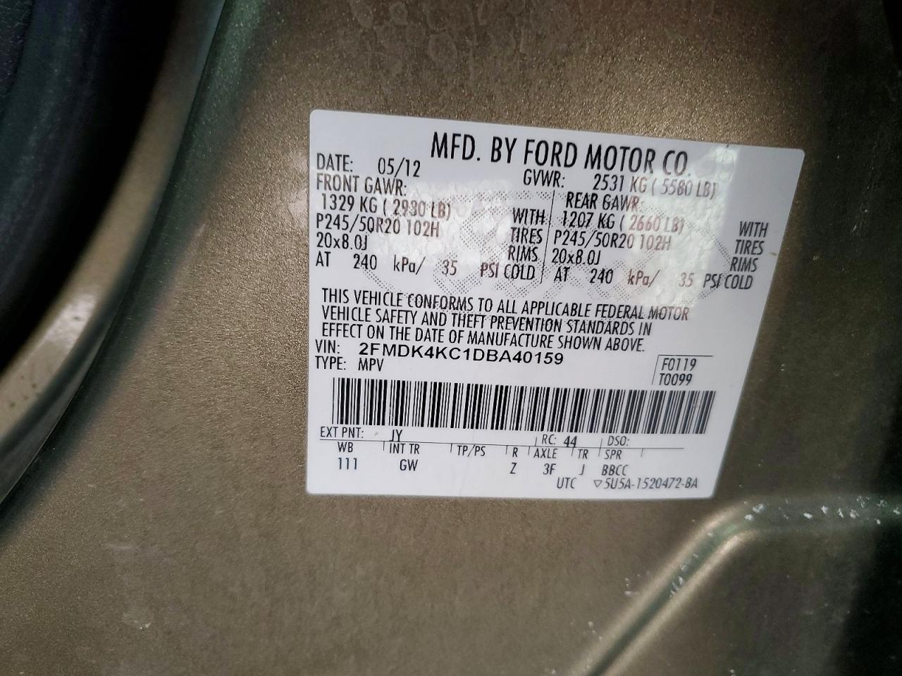 2013 Ford Edge Limited