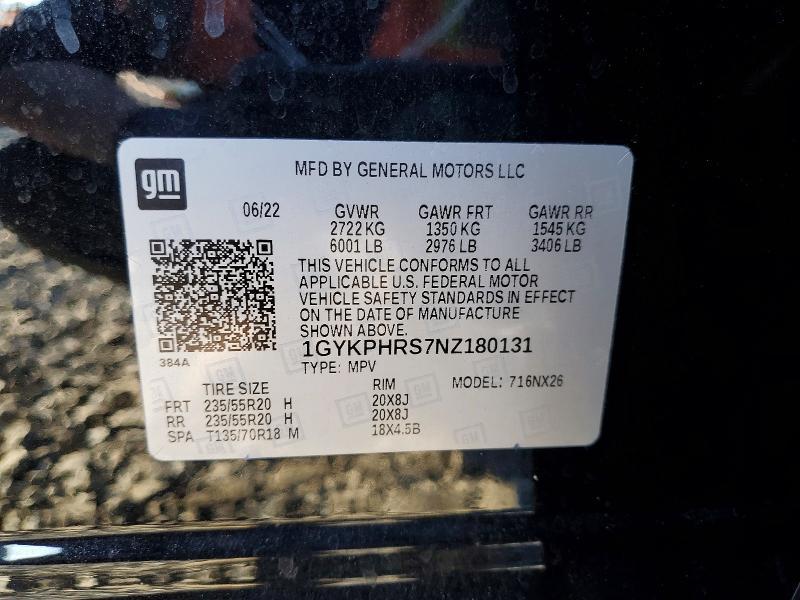 2022 Cadillac XT6 Sport Platinum