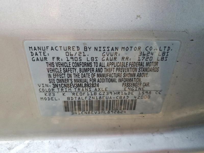 2021 Nissan Versa sv