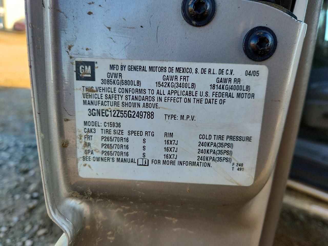 2005 Chevrolet Avalanche C1500