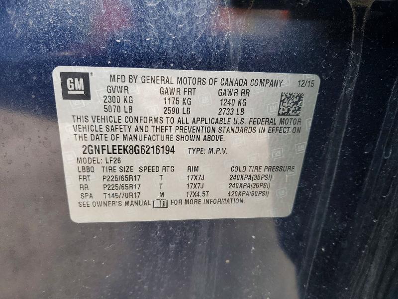 2016 Chevrolet Equinox ls