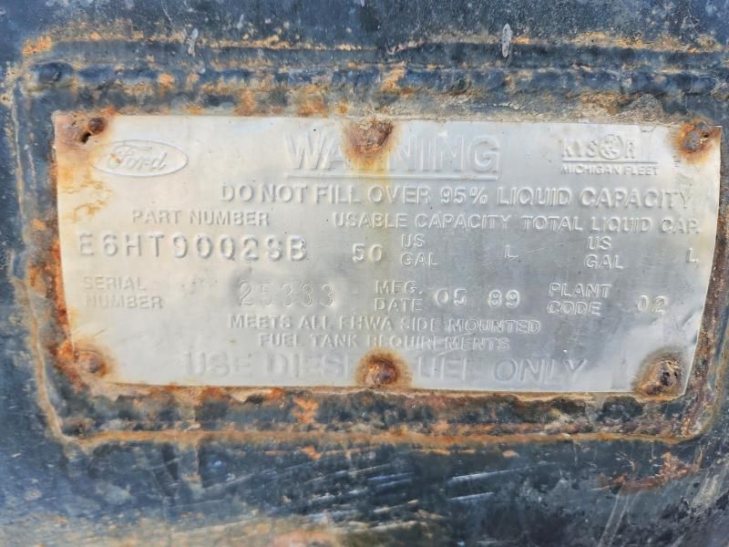 1989 Ford Lt8000 Dump Truck