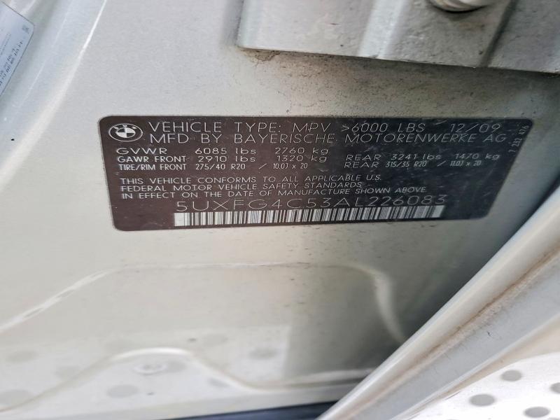 2010 BMW X6 Xdrive35i