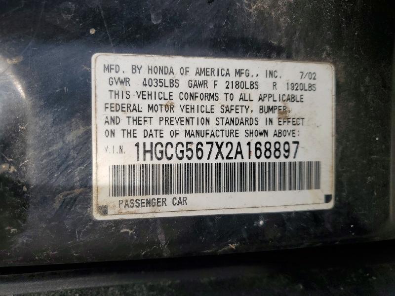 2002 Honda Accord se