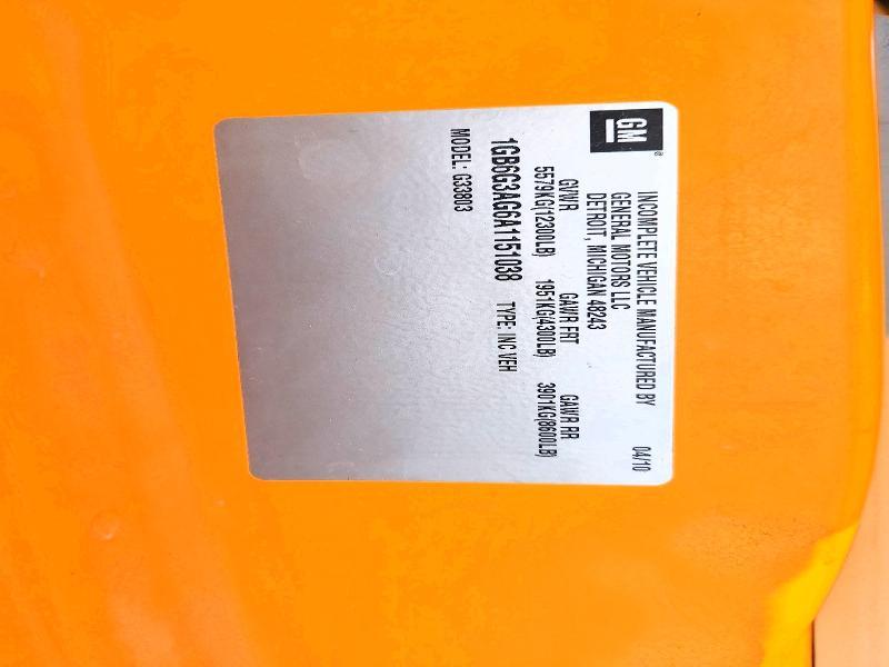 2010 Chev 2010 Thomas Minotour G3500-School Bus