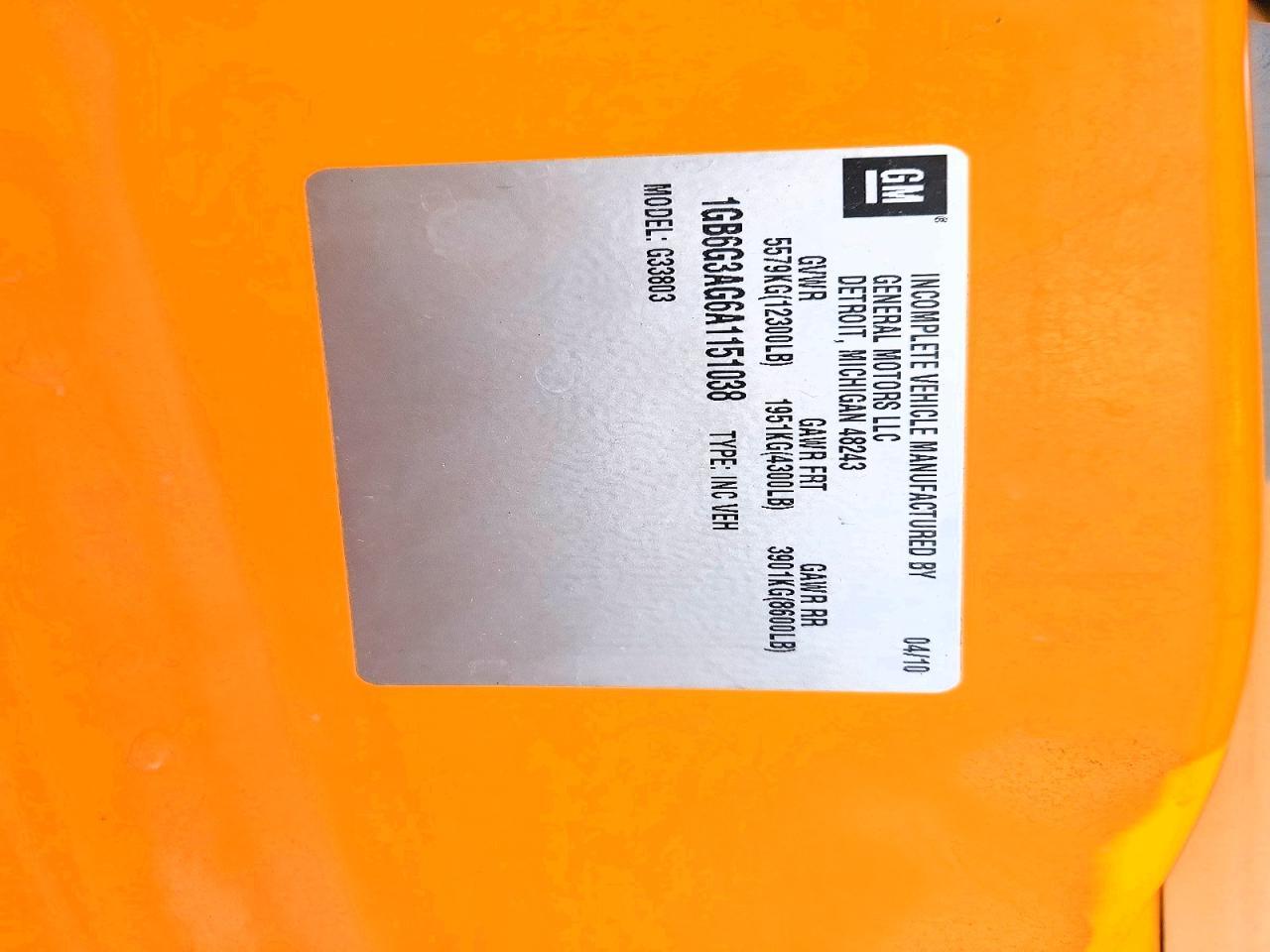 2010 Chev 2010 Thomas Minotour G3500-School Bus