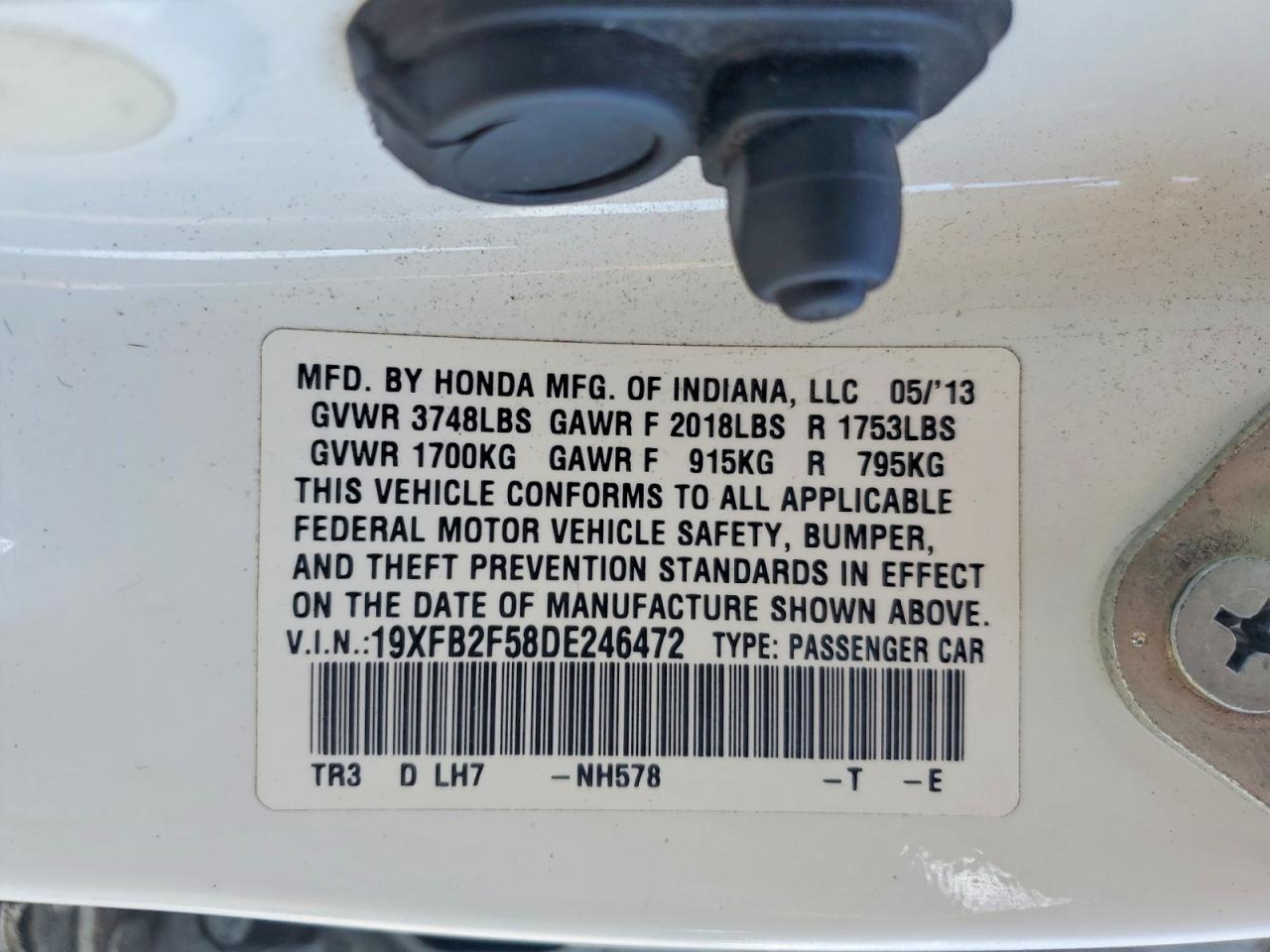 2013 Honda Civic lx