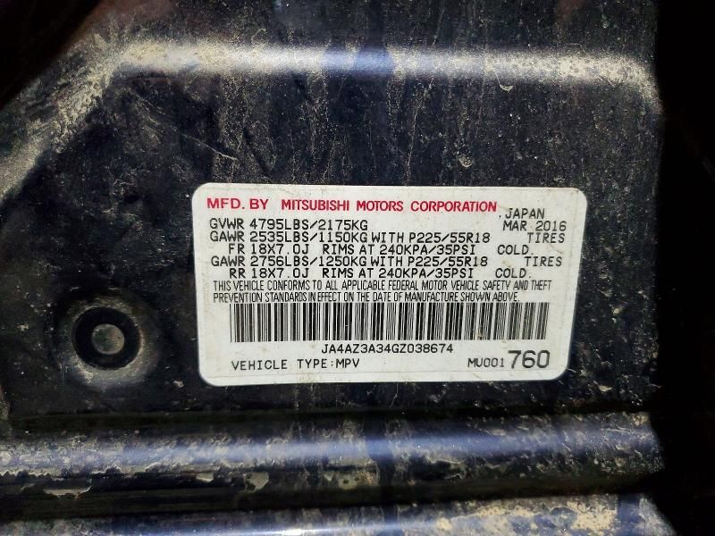 2016 Mitsubishi Outlander se