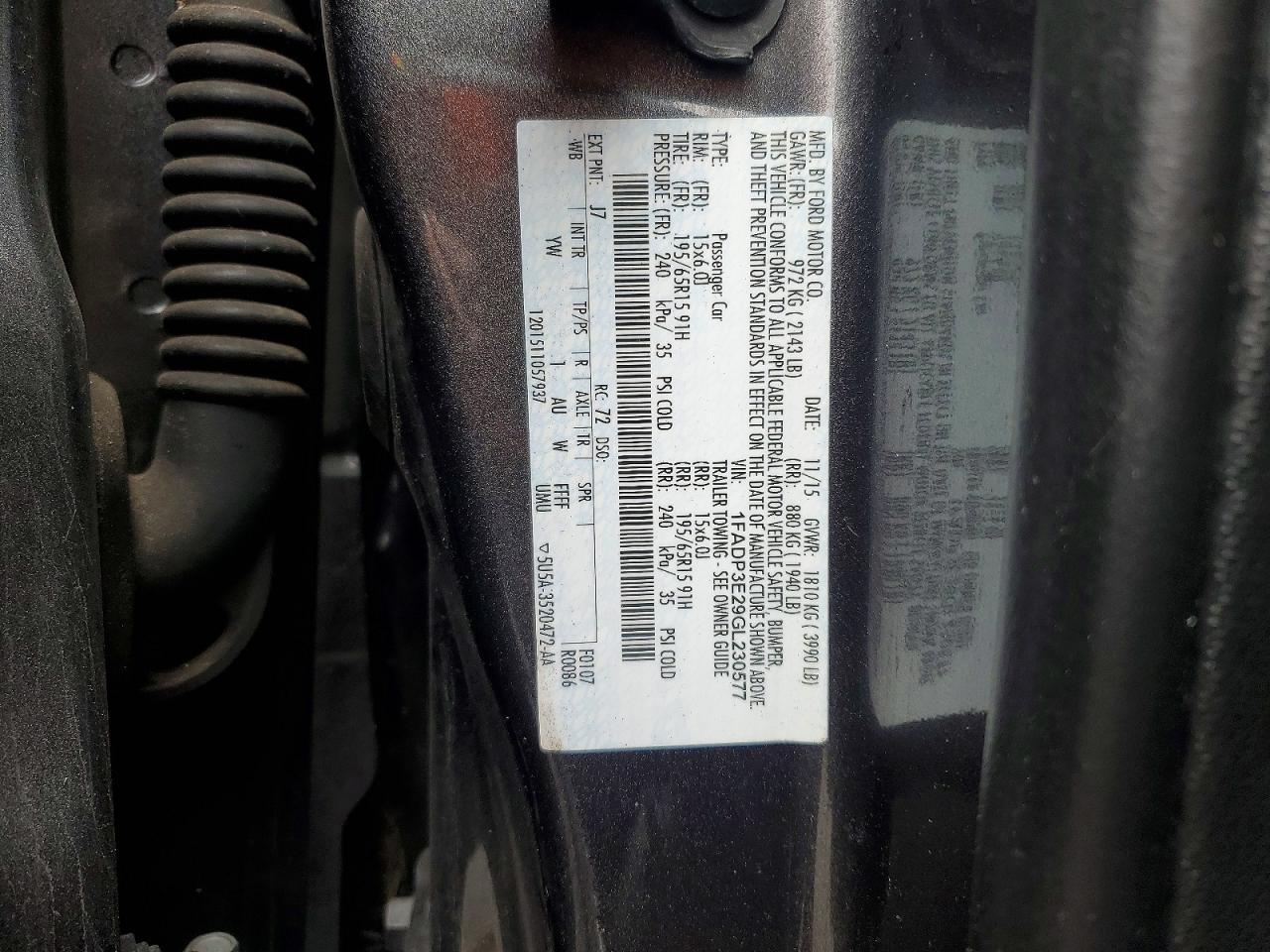 2016 Ford Focus s