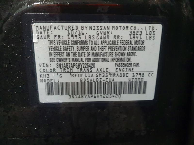 2017 Nissan Sentra s