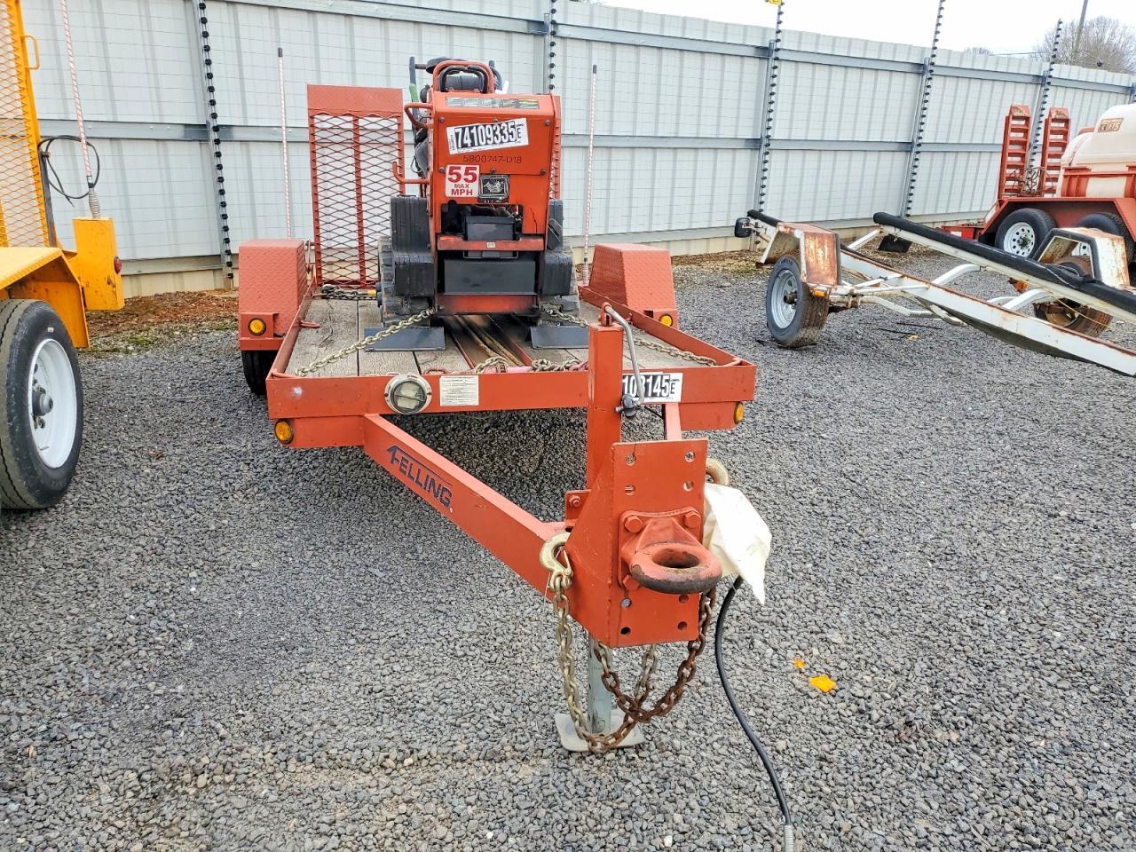 2019 Unknown 2019 Felling FT-5 L Equipment Trailer