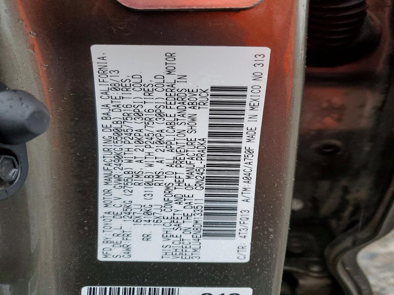 2013 Toyota Tacoma V6