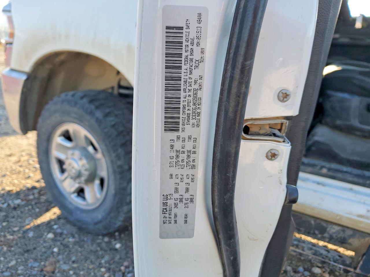 2019 Dodge RAM 3500 Flatbed Truck