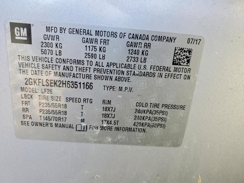 2017 GMC Terrain sle