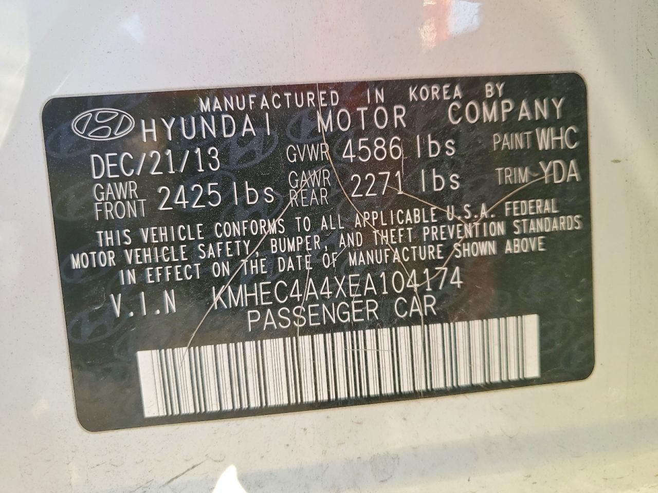 2014 Hyundai Sonata Hybrid