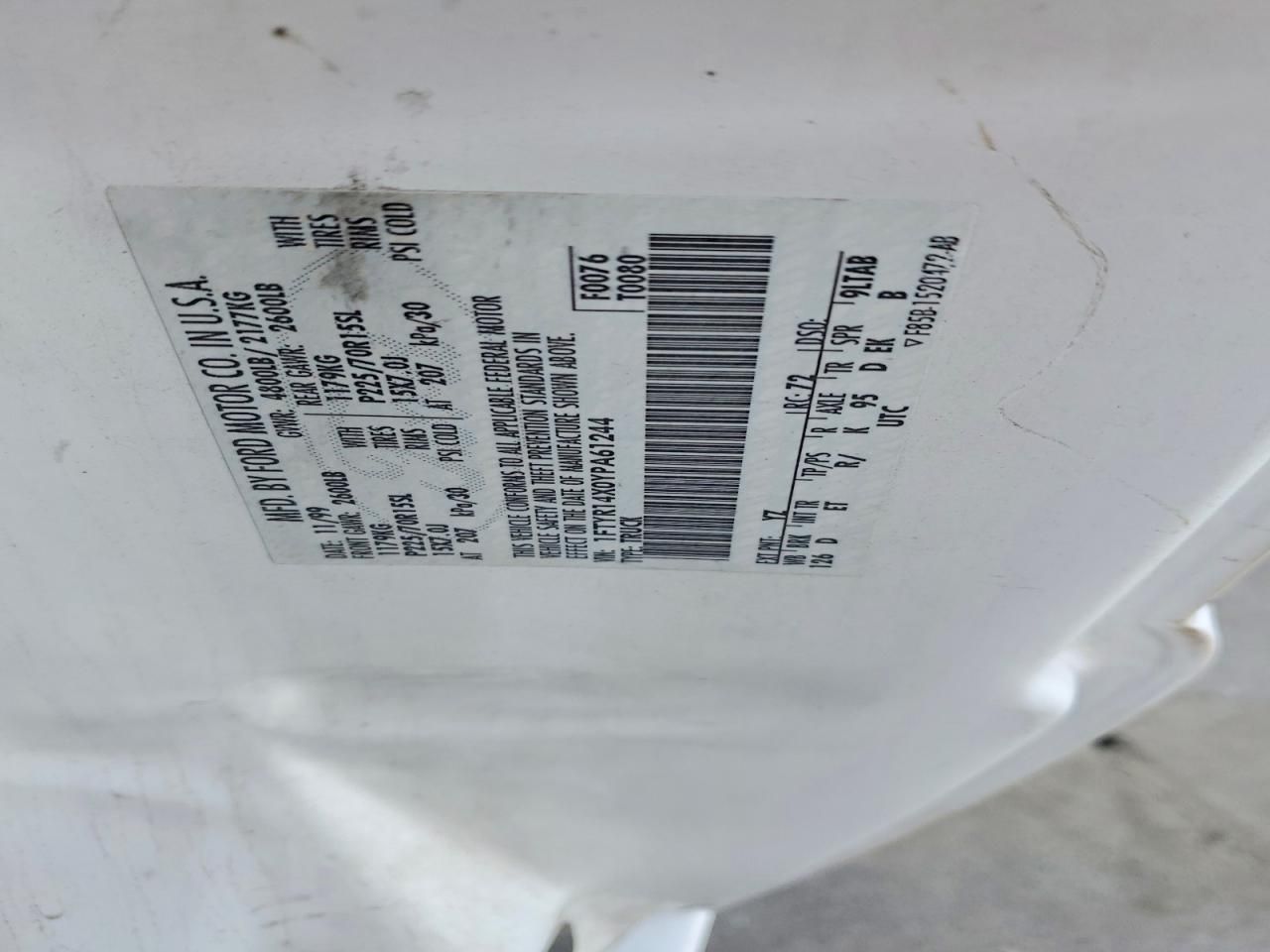 2000 Ford Ranger Super cab