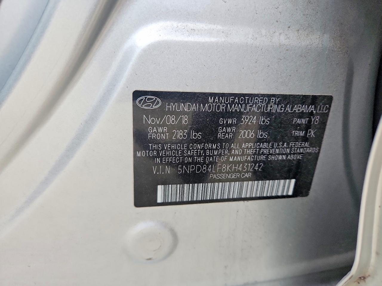 2019 Hyundai Elantra sel