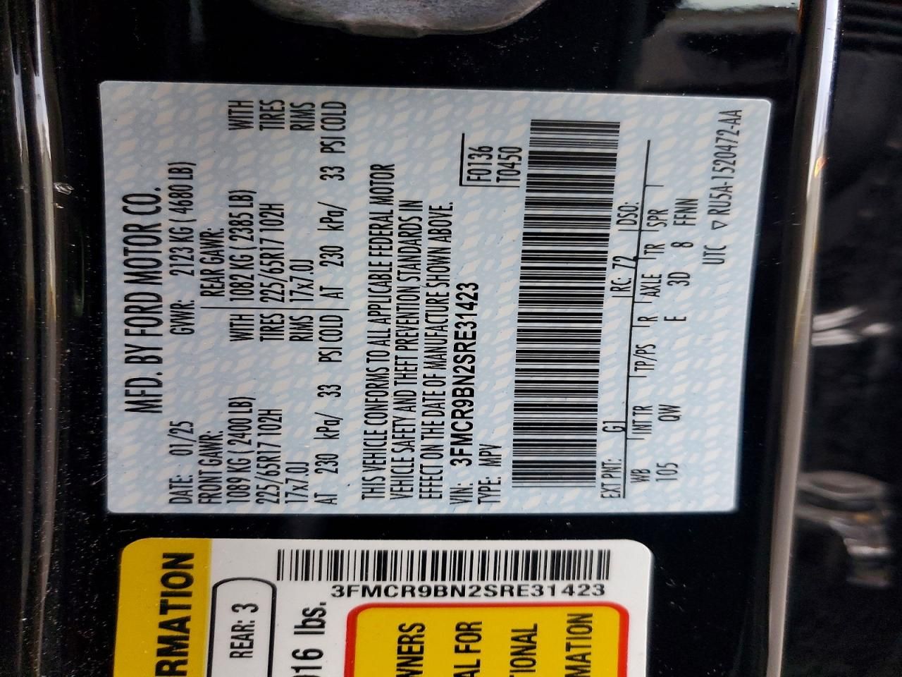 2025 Ford Bronco Sport big Bend