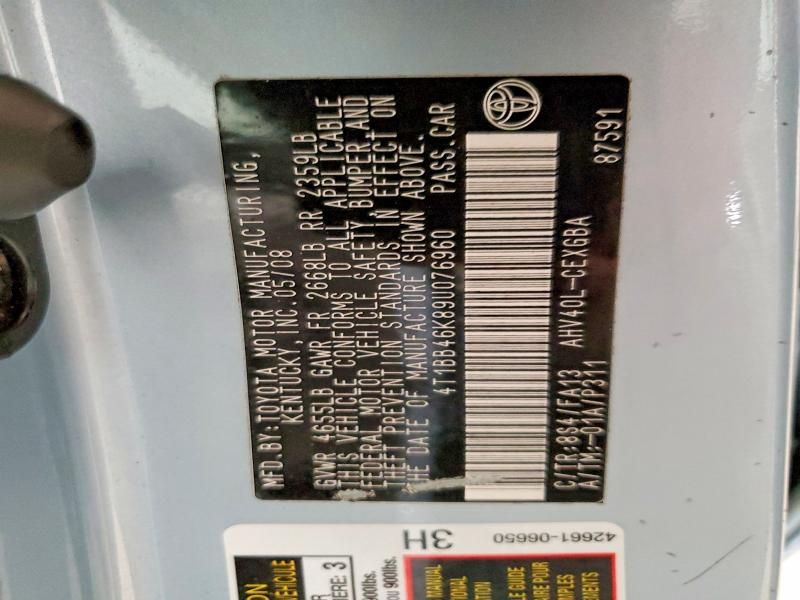 2009 Toyota Camry Hybrid