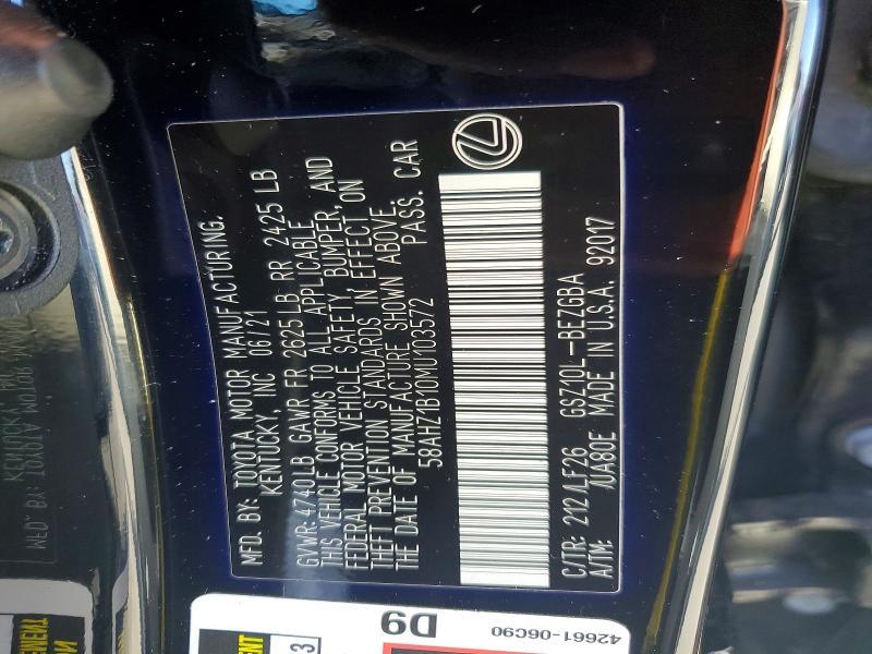 2021 Lexus Es 350 Base