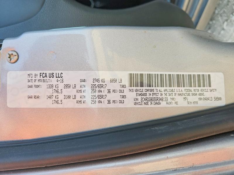 2016 Dodge Grand Caravan se