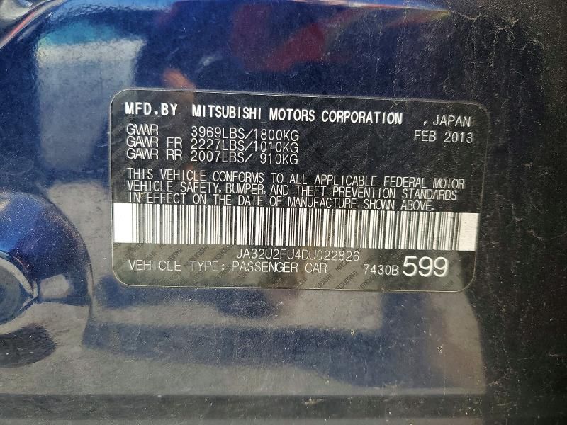 2013 Mitsubishi Lancer Es/es Sport