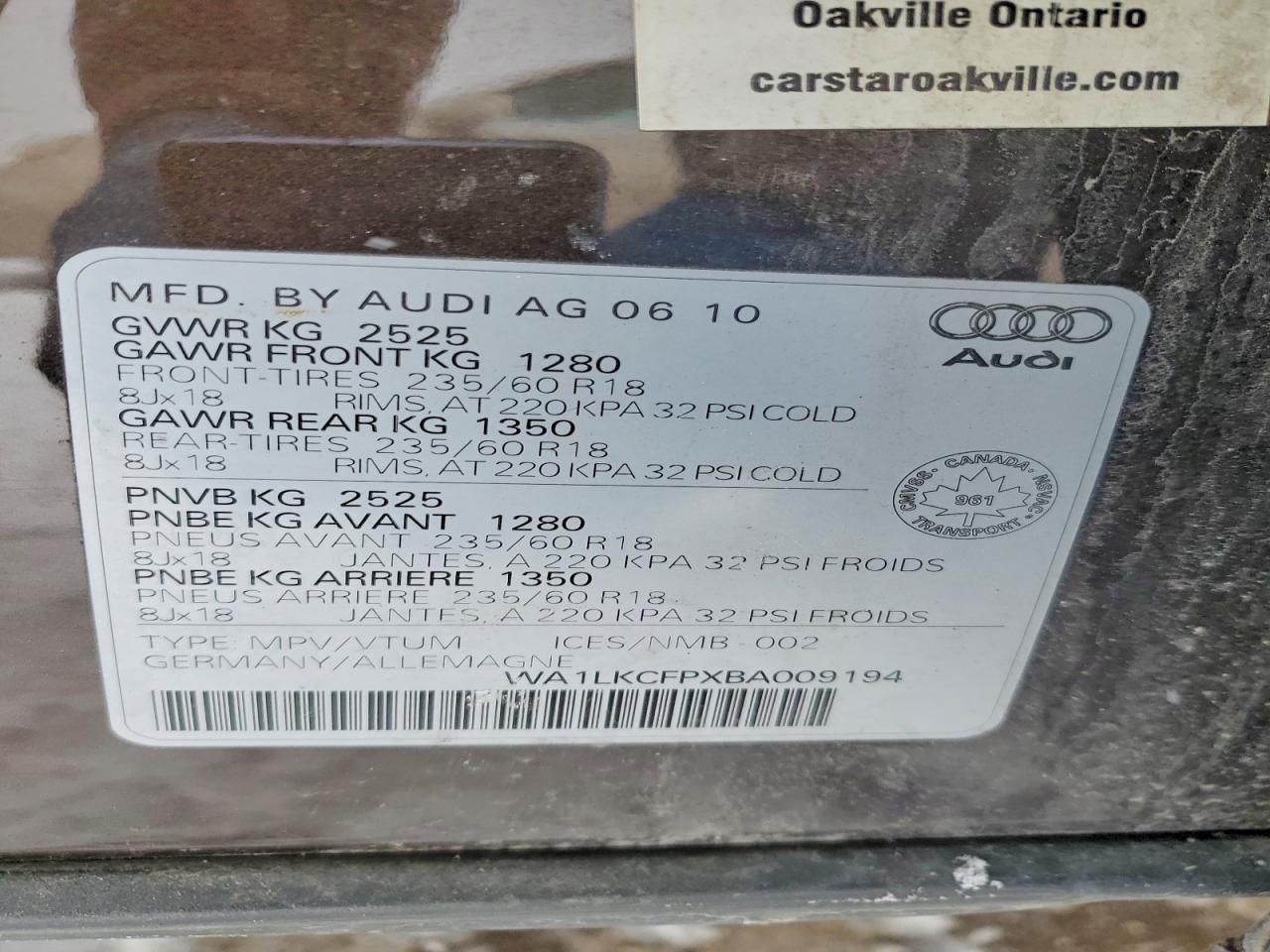 2011 Audi Q5 Premium Plus