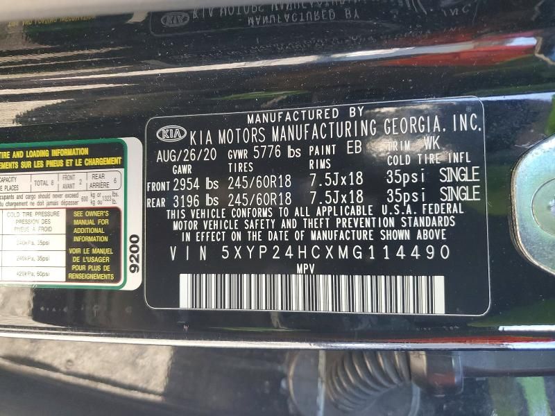 2021 KIA Telluride lx