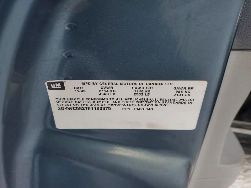 2006 Buick Lacrosse cx