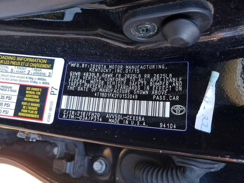 2015 Toyota Camry Hybrid
