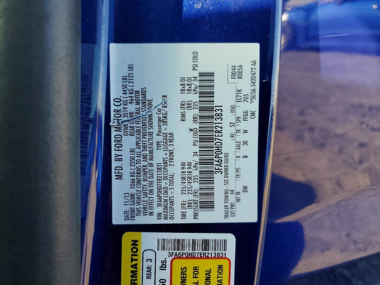 2014 Ford Fusion se