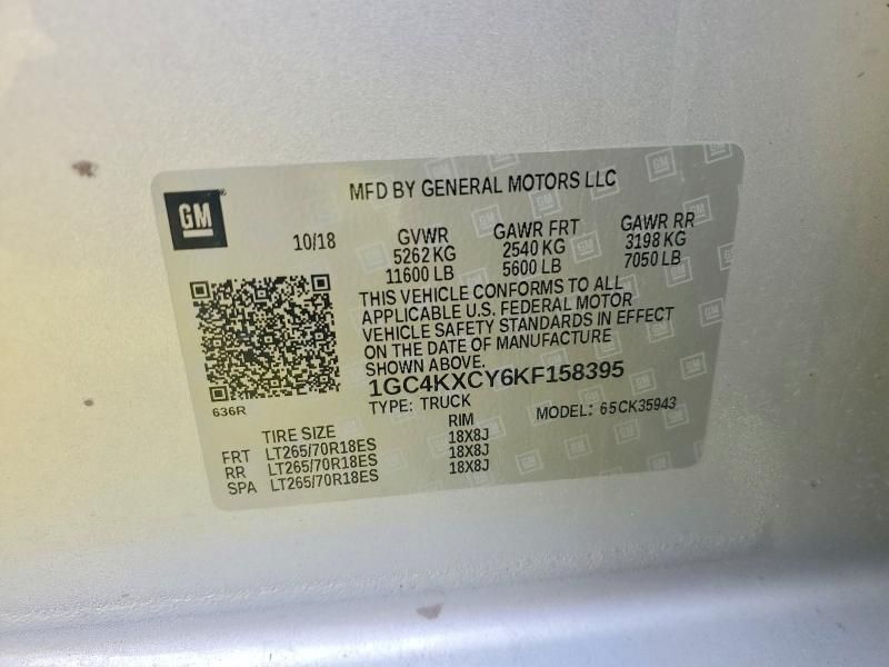 2019 Chevrolet Silverado K3500 LTZ