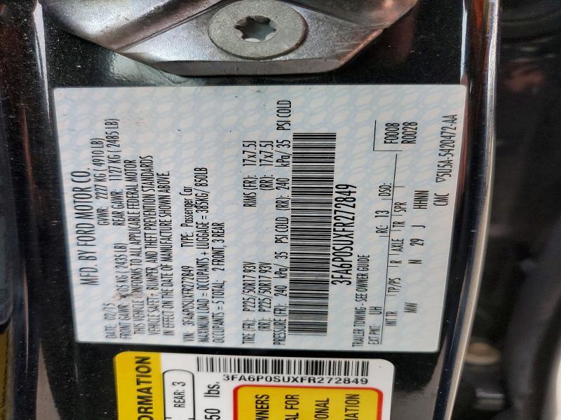 2015 Ford Fusion Titanium Phev