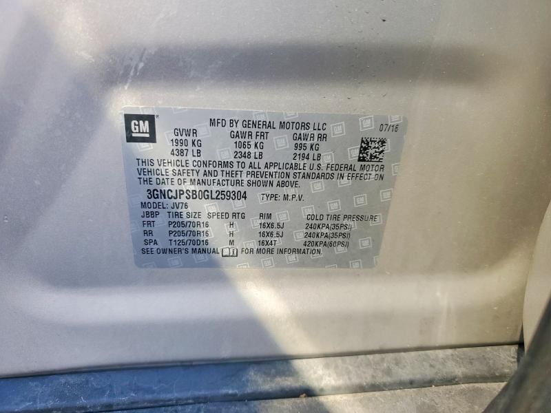 2016 Chevrolet Trax 1LT