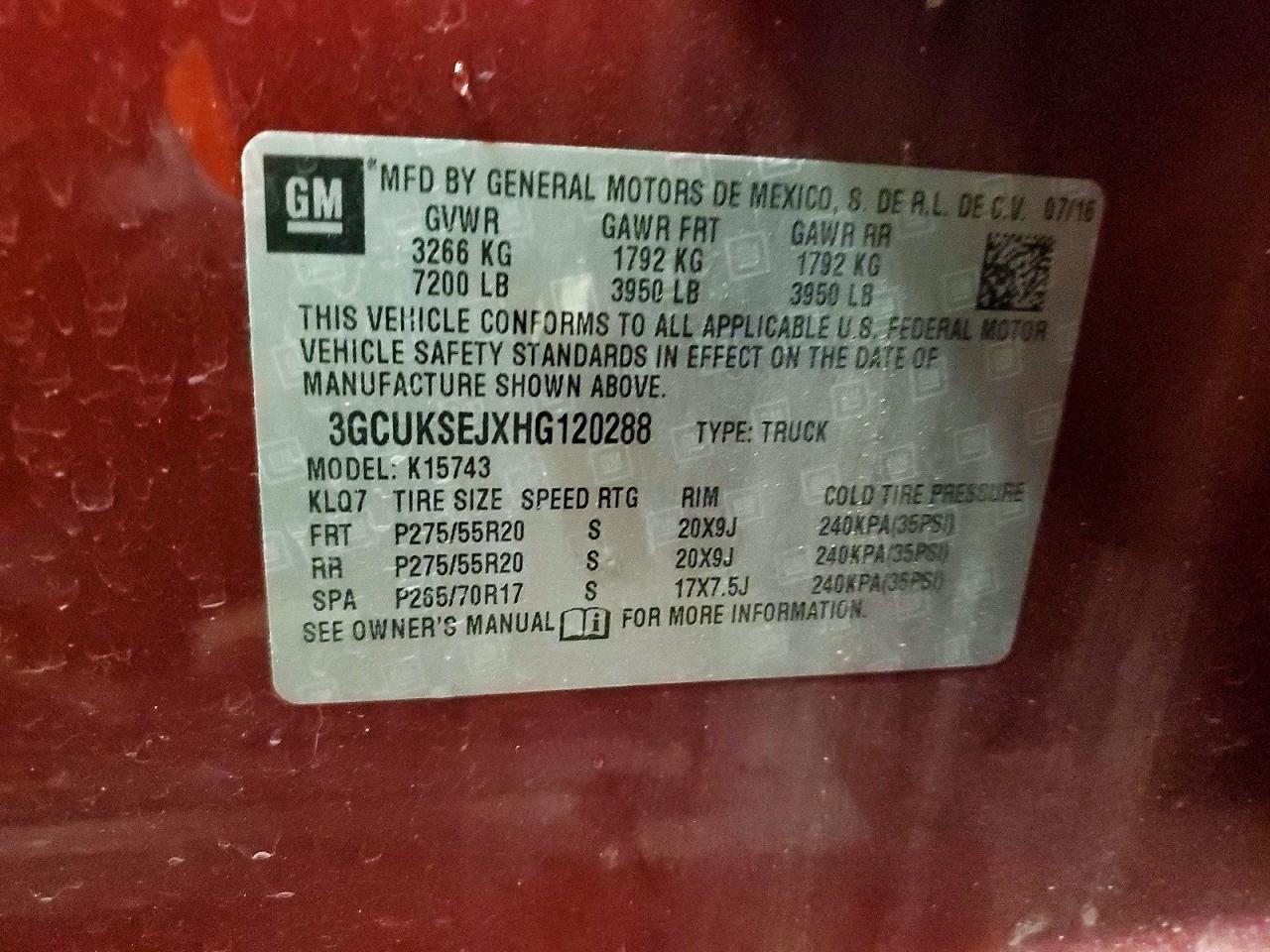 2017 Chevrolet Silverado K1500 LTZ