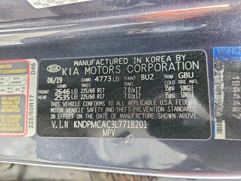 2020 KIA Sportage lx