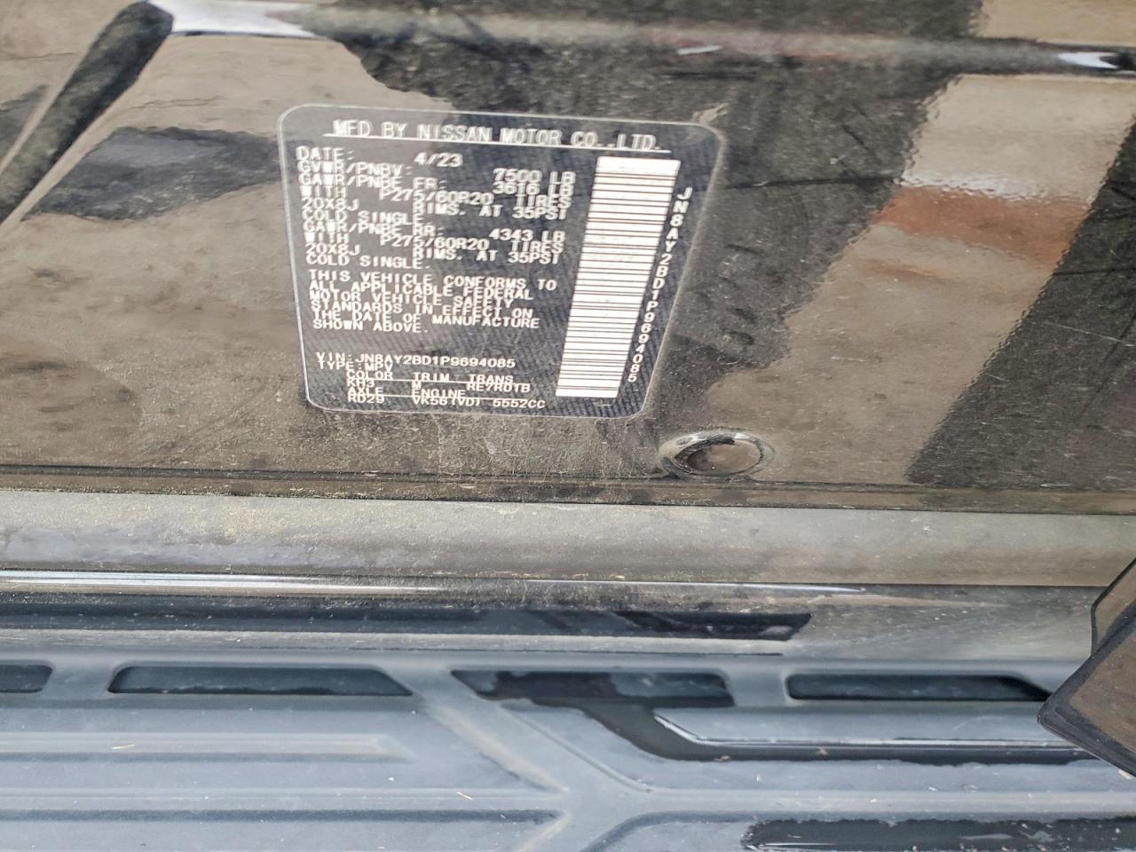 2023 Nissan Armada sl