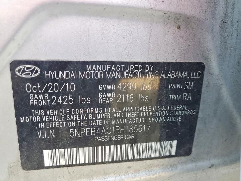 2011 Hyundai Sonata gls