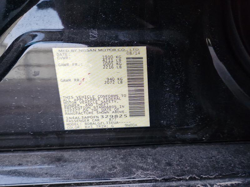 2015 Niss Altima 2.5 s