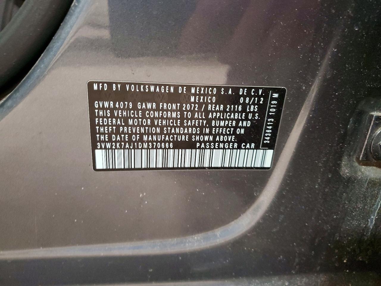 2013 Volkswagen Jetta Base