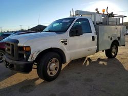 Salvage trucks for sale at Colton, CA auction: 2008 Ford F350 SRW Super Duty